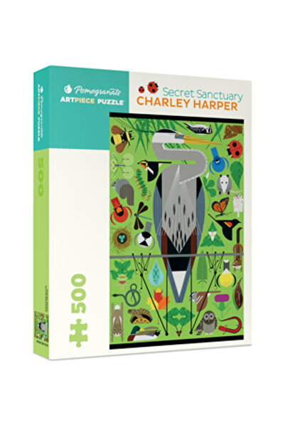Oxford Univ Pr Esl Charley Harper: Sanctuar secret Puzzle de 500 de piese