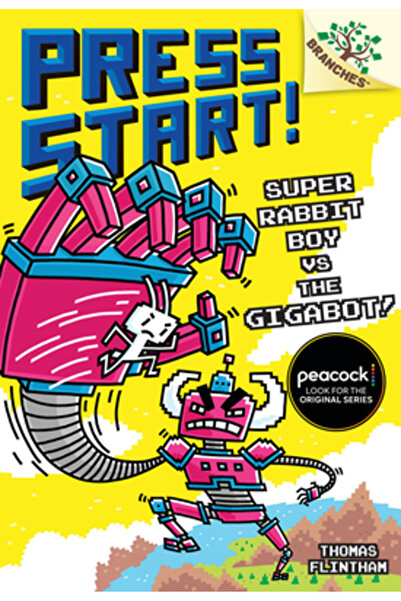 Scholastic Super Băiatul Iepure vs. Gigabotul!: O carte de la Branches (Apăsați Start! #16)