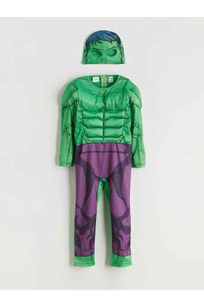 LC Waikiki LCW ACCESSORIES Yeşil Erkek Çocuk Hulk Kostüm Ve Maske