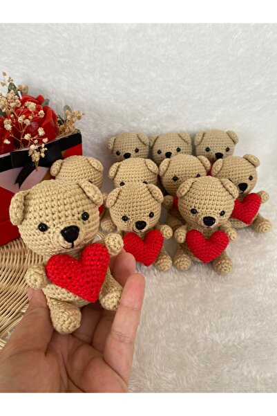NK GURUMİ Amigurumi Minik kalpli Ayıcık