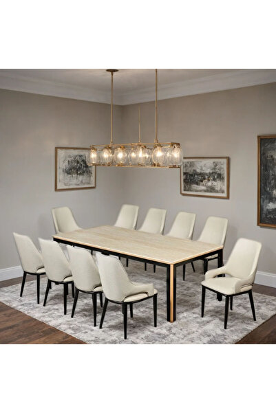 Tasamem Dafia Malaysian dining table with 10 chairs