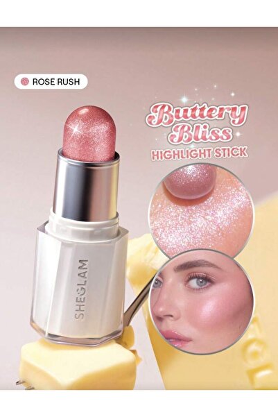 SHEGLAM buttrey bling highlight stick - Rose Rush