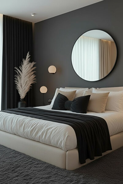 JACA Set of 2 Velvet Decorative Bed Runners & Pre-Filled Bow Pillow Throw Pillows