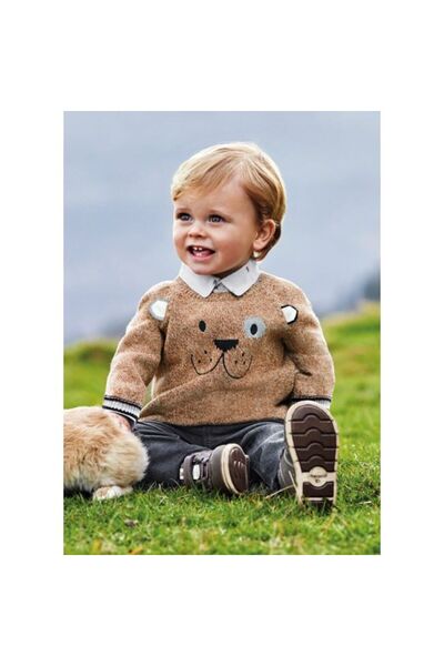 MAYORAL Baby Sweater with Gloves