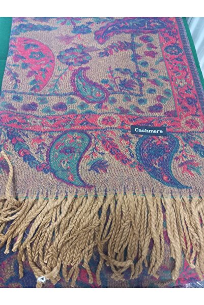 Marka İthal kaşmir desen omuz şalı