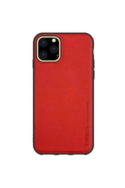 e-Eunoia Art Case for Apple iPhone 11 Pro, TJ KINGS, Retro, Red