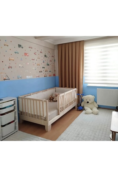 SRKYHOME CONSEPT YUVARLAK ÇITALI BEBEK VE ÇOCUK KARYOLASI