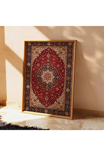 Esci Design Framed Ethnic Pattern Vintage Painting - Carpet Pattern Painting ...