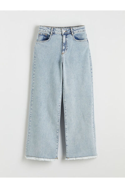 LC Waikiki Pantaloni de jeans pentru fete Wideleg