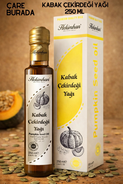 Çare Burada Hekimhan - Kabak Çekirdeği Yağı 250 Ml (Soğuk Sıkım)