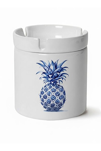 sartre art Σειρά Blue Blanc "Ananas Design " Ανατρεπόμενο Τασάκι Στάχτης Αλόγ...