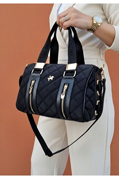 Just Polo JP Original Women's Quilted Cylinder Hand and Shoulder Bag Size :25X30 cm