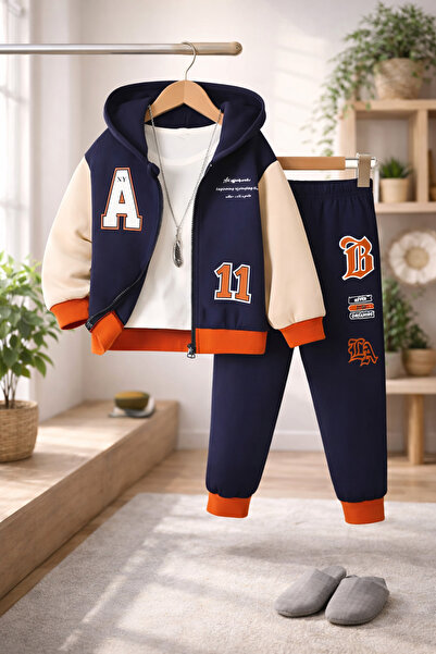 Kids Any Baskılı Erkek Kışlık Pamuklu Takım Alt-Üst