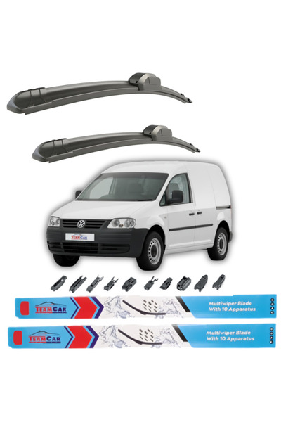TEAMCAR Ștergătoare de parbriz Volkswagen Caddy III Panel Van (2007-2010) Set...