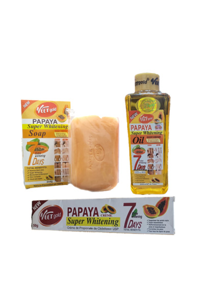 Veet Gold Papaya Skin Lightening Set