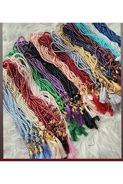 PIRISA 41 adet Cam inci tesbih 99 Luk Namaz Tesbihi Tespih Hac Umre Mevlüt He...