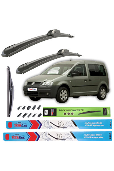 TEAMCAR Υαλοκαθαριστήρες Volkswagen Caddy III Life (2007-2010) Πλήρες σετ