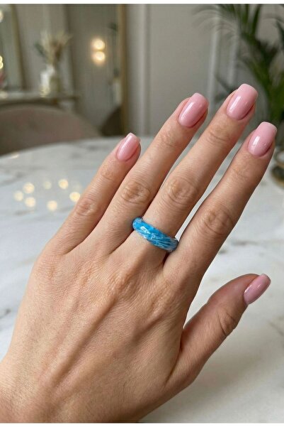 nazarboncuğu Murano Kadın Cam Yüzük El Yapımı Ölçü Belirtiniz