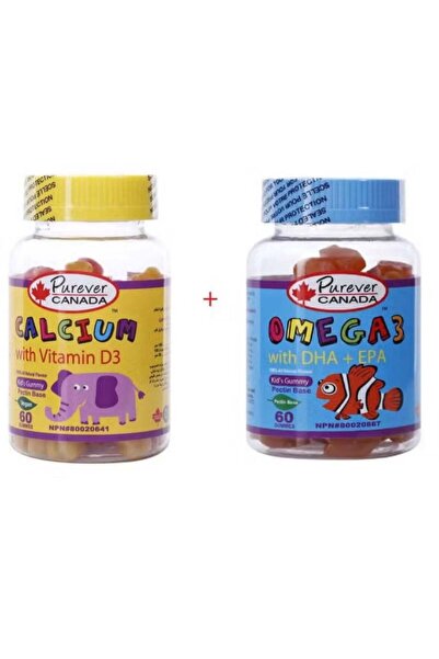 Pureever Canada Omega 3 + Calcium 1+1 Pack of Two