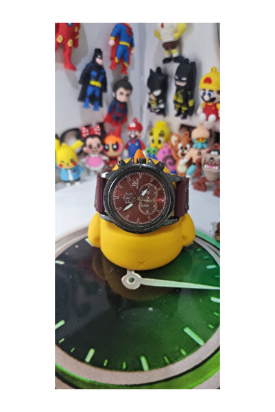 Time&Tech Men's Watch with Silicone Strap and Woven Details