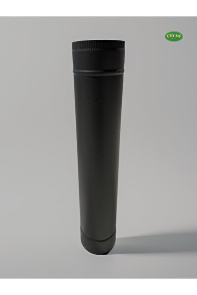 ÇİTAŞ MAT SİYAH - ANTRASİT TAM BOY SOBA BORUSU 70 CM 0.40 MM KALINLIK