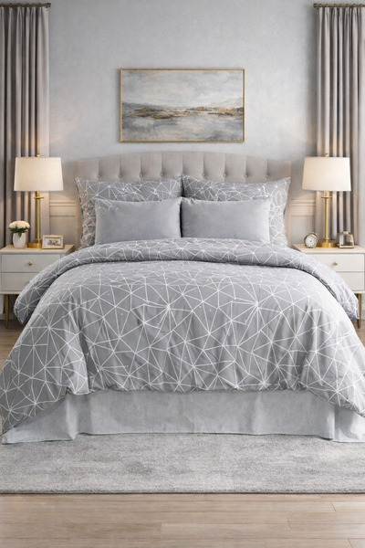 Vintero Home طقم غطاء لحاف مزدوج من القطن بنسبة 100% من Ranforce