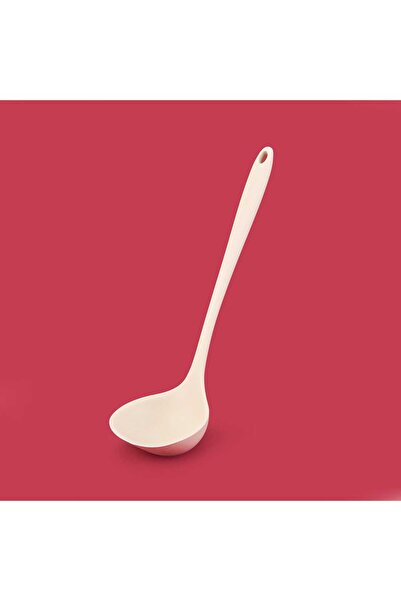 Valetta Silikon Kepçe - Bej - 29 cm