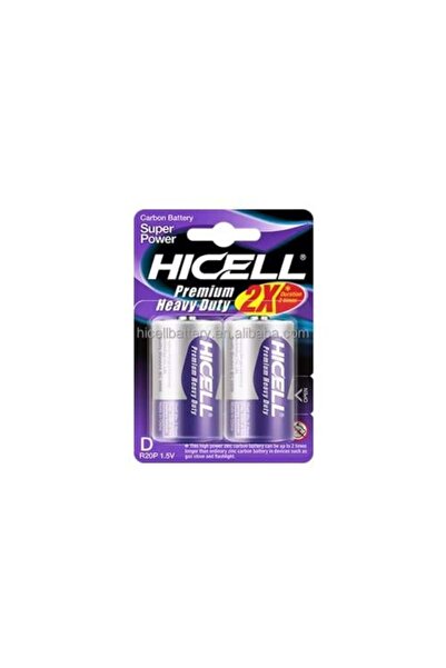 F05 بطاريات كربونية عالية الأداء من HICELL - حجم كبير