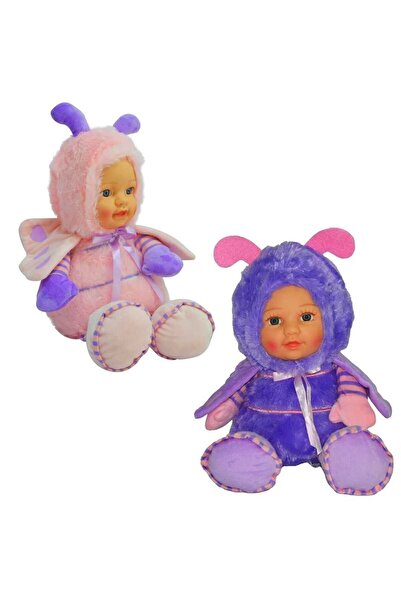 Luminoo ÇOCUKLARINIZIN ARKADAŞI PELÜŞ BEBEK YÜZLÜ KELEBEK 25 CM - TEKLİ