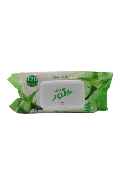 F180 Wet Wipes 120 Pieces with Aloe Vera WS-396