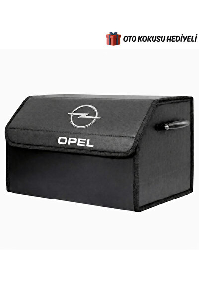 Autowise Opel Marka Logolu Oto Bagaj Organizer Çanta Oto Bagaj Çantası 2 Bölmeli Suni Deri