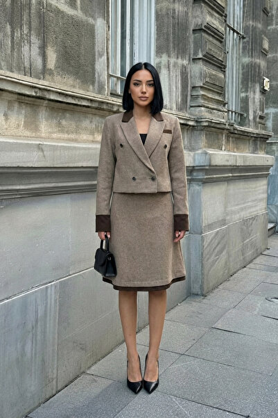 ALFUDO Moda Collection Women's Skirt Jacket Set