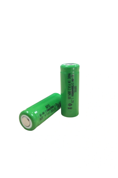 eco port Sertec - 1.2v 400 Mah - 2/3aaa - Ni-mh Şarjlı Pil - (başsız / Flat H...