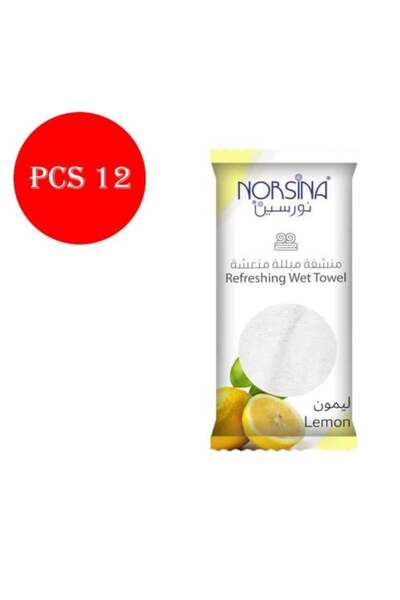 F05 Noursina Lemon Wet Wipes 12 Wipes