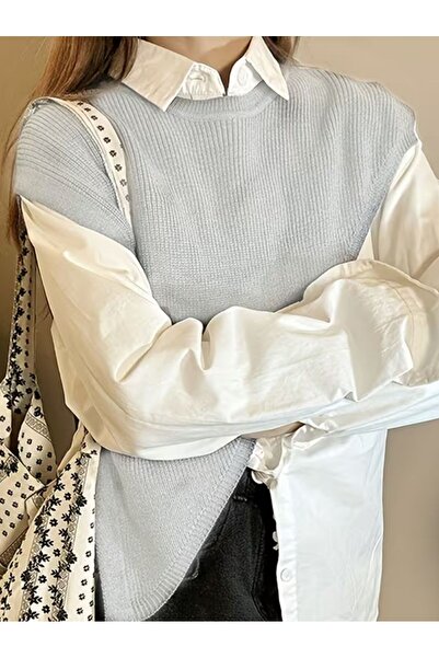 WasWink Tek Parça Kore Tarzı Yüksek Kaliteli Niş Tasarım Eğimli Kenarlı Üçgen...