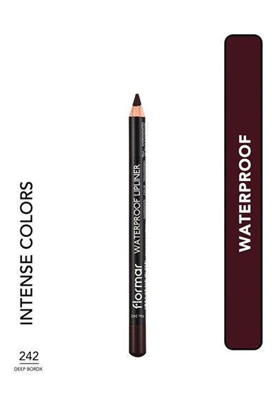 Flormar قلم تحديد الشفاه المقاوم للماء - قلم تحديد الشفاه ديب بوردو رقم: 242 1.14 جم