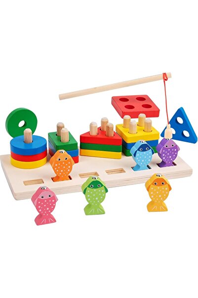 X SPRING 2 in 1 Montessori Wooden Sorting Game