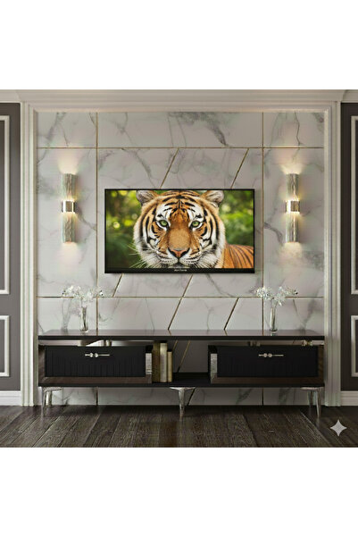 YUMEDİ DESİGN TSA1503AS - KEREM TV STAND , TV SEHPASI 150CM ANTRASİT-SİLVER