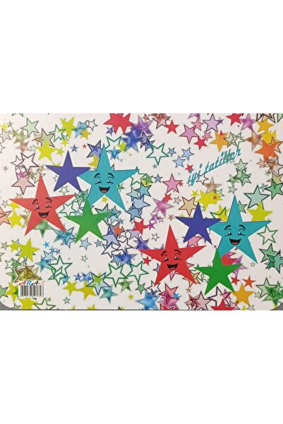 şahane parti Yıldız Emoji Temalı 20 Adet Karne Kılıfı