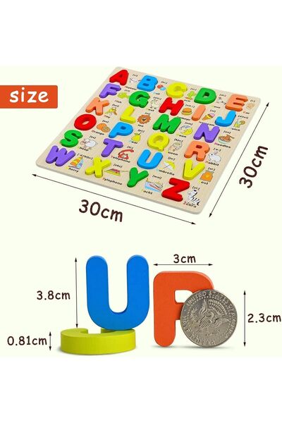 Generic Wooden Alphabet Puzzle