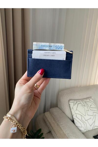 ÇANTA Cat Bag Women's Suede Card Holder