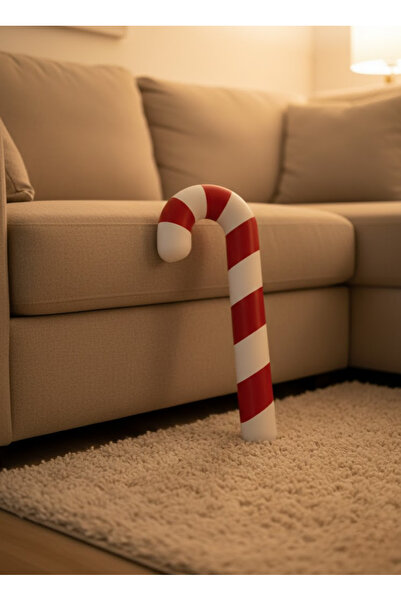 CT STONES إكسسوار غرفة المعيشة الدافئة على شكل حلوى مزخرفة بطابع السنة الجديد...