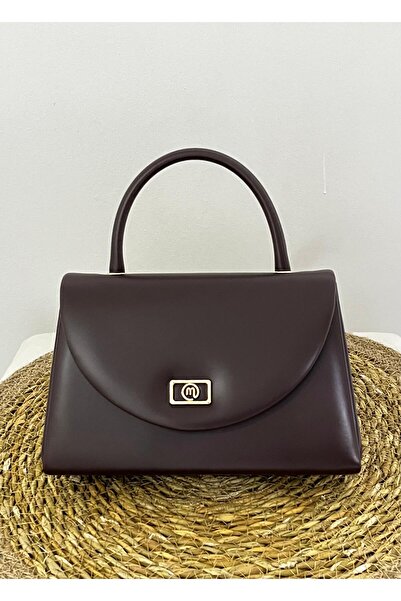 NIVERTA Acı Kahverengi Şık El ve Omuz Çantası