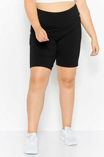 DKNY Sport Woman Plus Size Training Shorts, Black