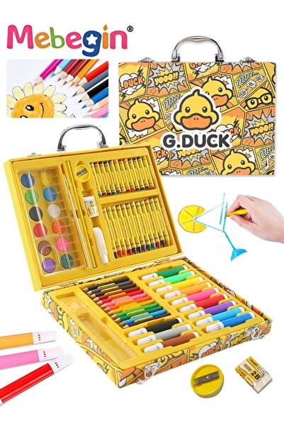 MEBEGIN حقيبة أدوات فنية فاخرة تحتوي على 67 لونًا، تشمل ألوان الباستيل الزيتي...