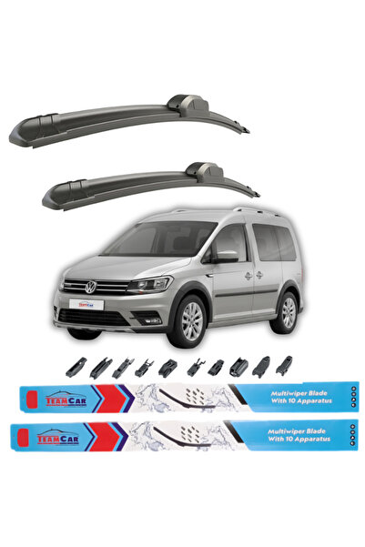 TEAMCAR Ștergătoare de parbriz Volkswagen Caddy III Kombi 2010–2015 – Set față