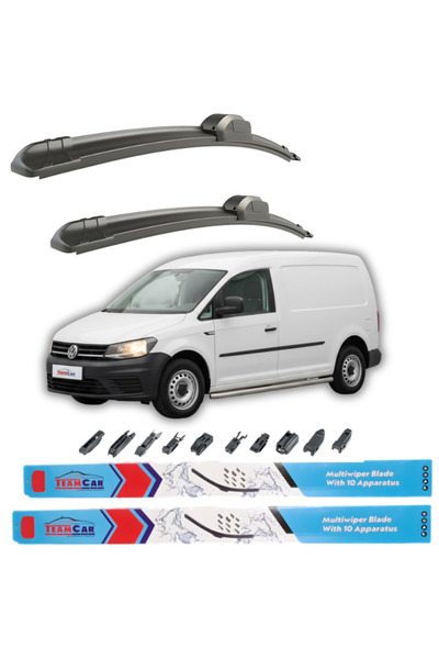TEAMCAR Stergatoare Volkswagen Caddy III LWB Maxi Van 2010–2015 – Set fata