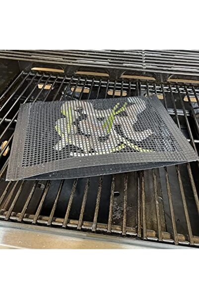 Arabest أكياس شبكية غير لاصقة للشواء، مصنوعة من مادة PTFE، مناسبة لأفران التح...