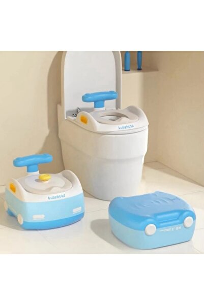 Hibobi Premium 3-in-1 Baby Potty Chair with Step Stool & Toilet Seat, Soft Cushion, Anti-Slip