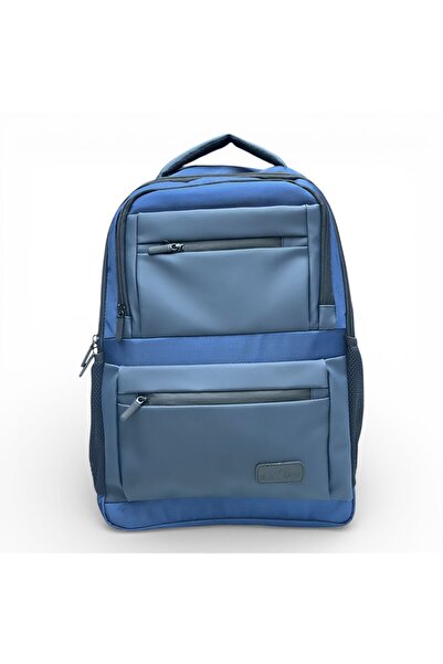 Blue Burry Premium Waterproof Laptop Backpack – Multi-Compartment School, Office & Travel Bag for Men & Boys